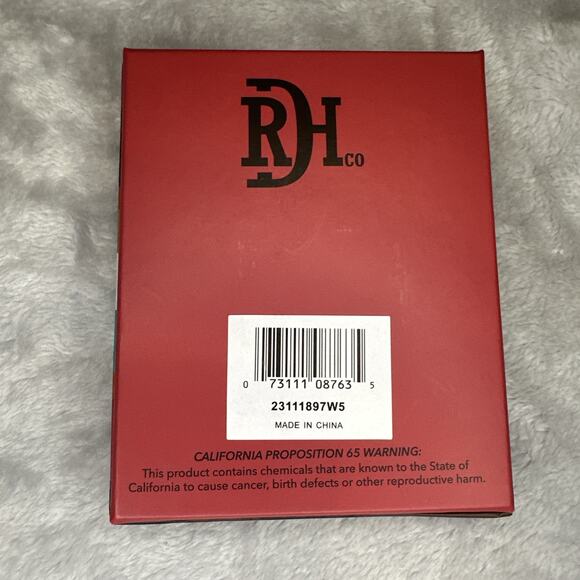 Red Dirt Hat Co Trifold Wallet Genuine Leather Southwest Aztec Embossed Design - Picture 12 of 12